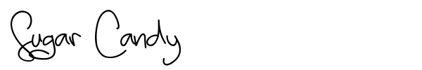Sugar Candy font preview